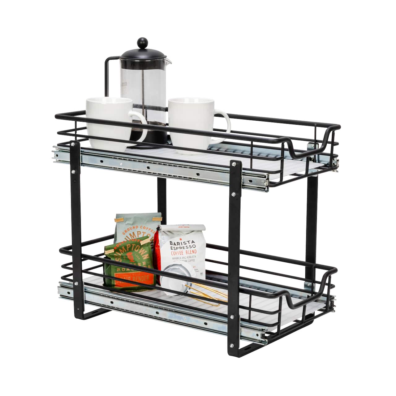 Household Essentials Glidez 2-Tier Cabinet Organizer